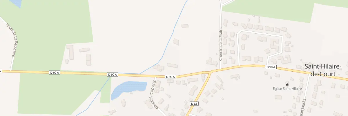 Plan du 6 Rte de St Georges à Saint-Hilaire-de-Court