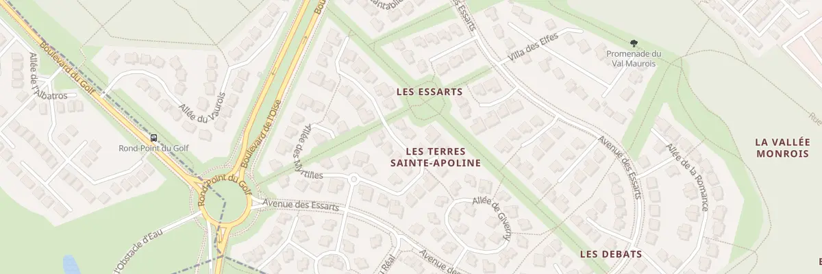 Plan du 24 All de l’Angélique à Cergy