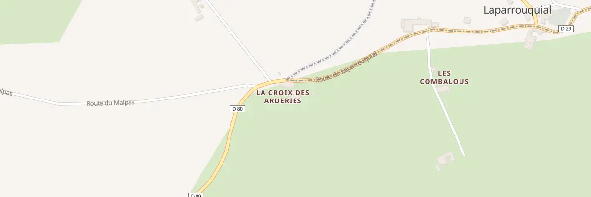 Plan du 4397 Rte de Laparrouquial à Saint-Marcel-Campes