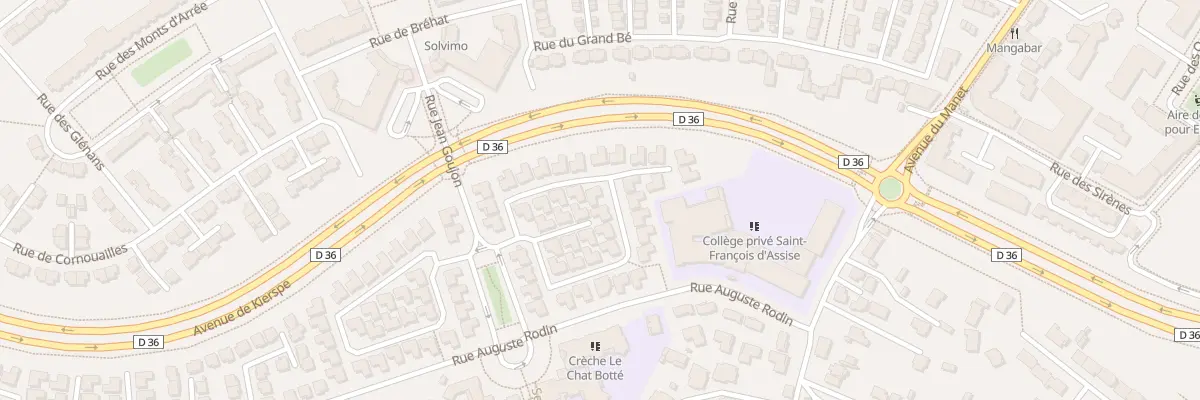 Plan du 13 Rue Aristide Maillol à Montigny-le-Bretonneux