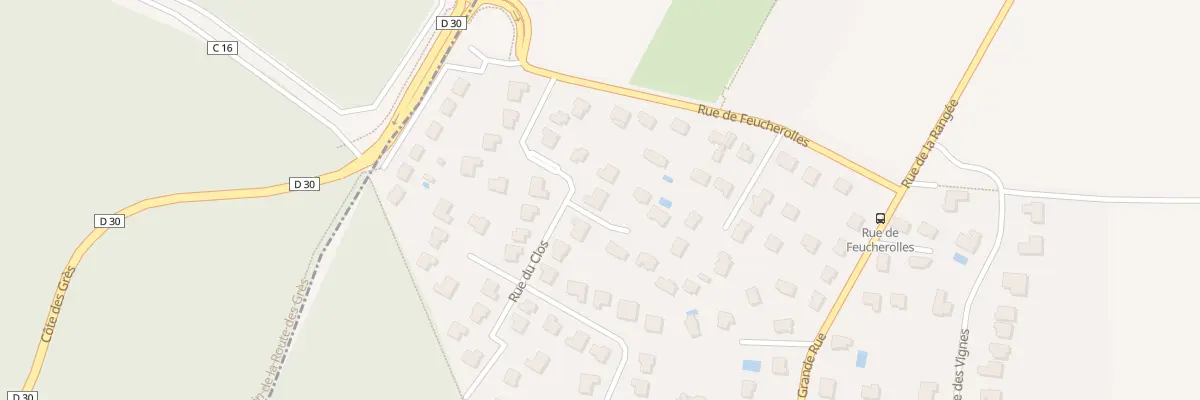 Plan du 11 Rue du Clos à Aigremont