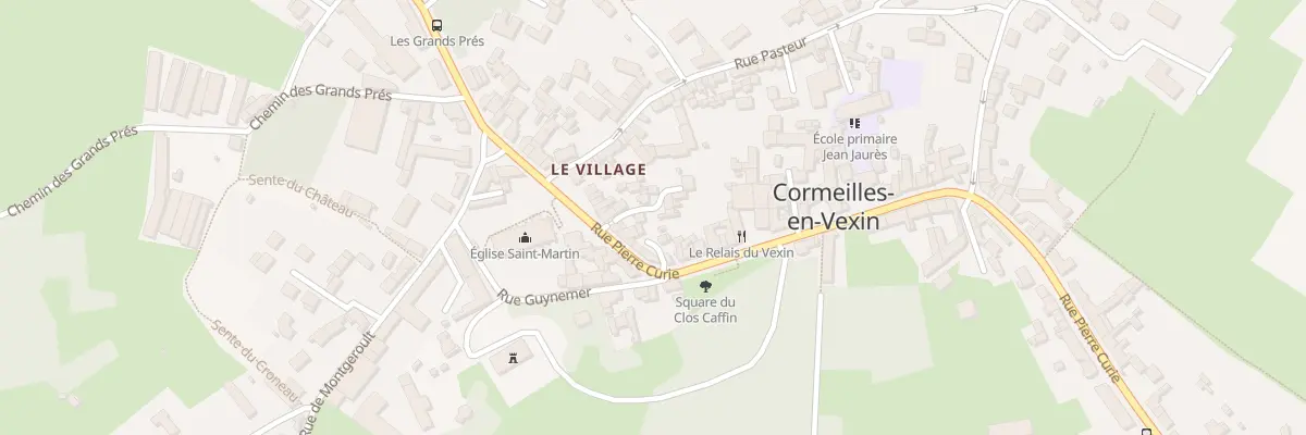 Plan du 13 Pl de l’Eglise à Cormeilles-en-Vexin