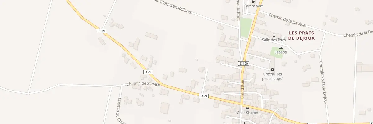 Plan du 28 Rue du Moulin à Espezel