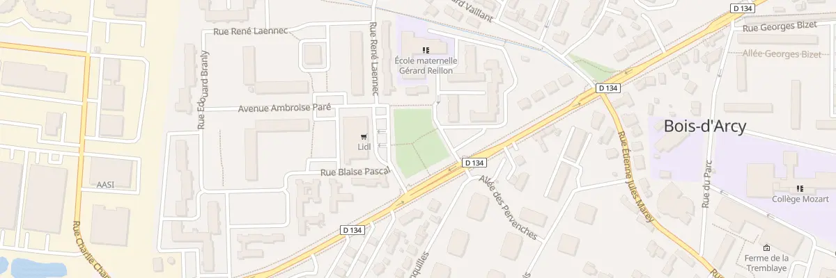 Plan du 2 Rue René Laënnec à Bois-d’Arcy