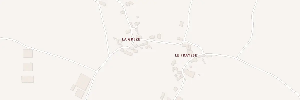 Plan du 10 La Greze à Sexcles