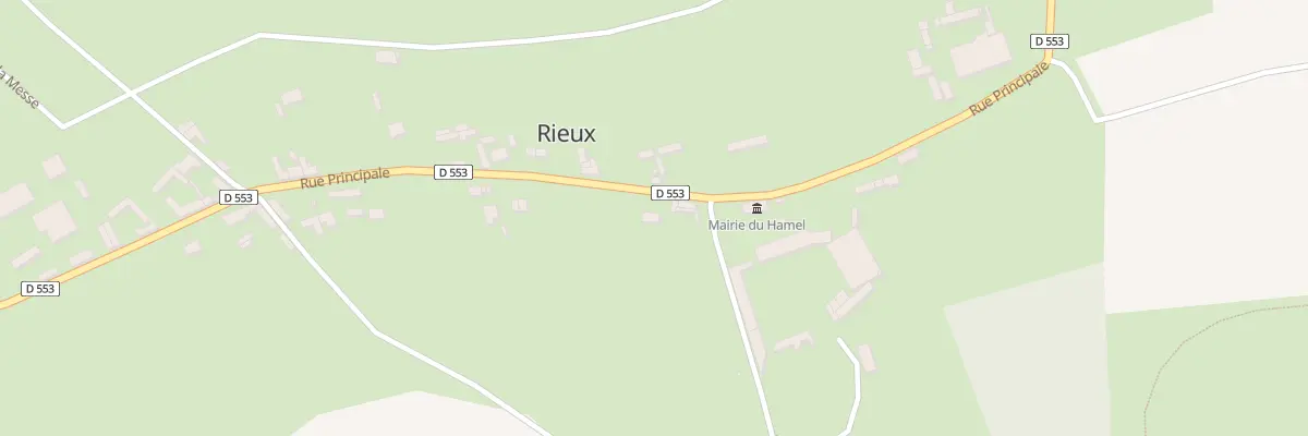 Plan du 472 Rue Principale (rieux) au Hamel