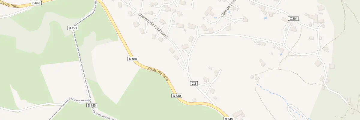 Plan du 27 Chem de Font Louis à Planioles