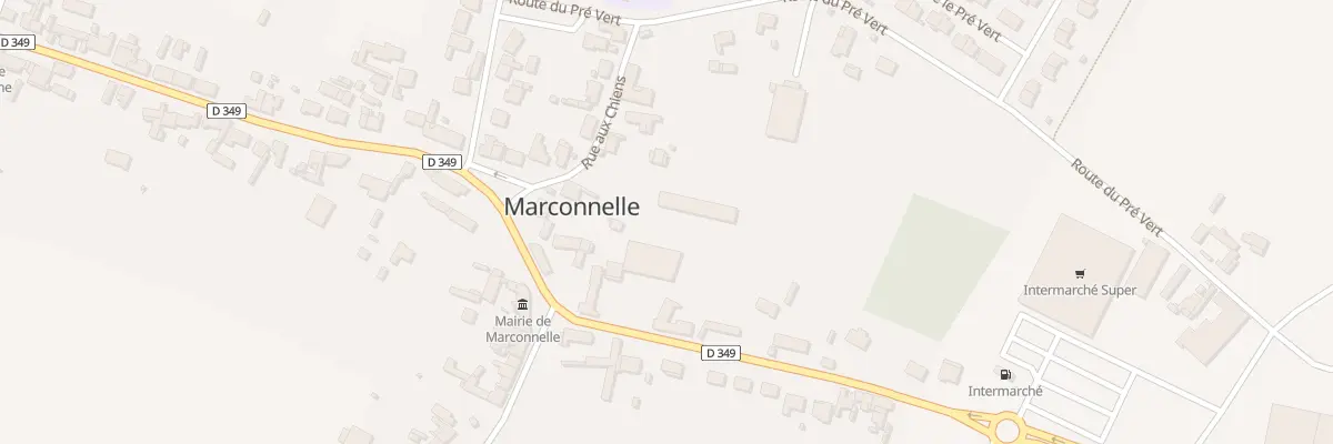 Plan du 6 Rue aux Chiens à Marconnelle