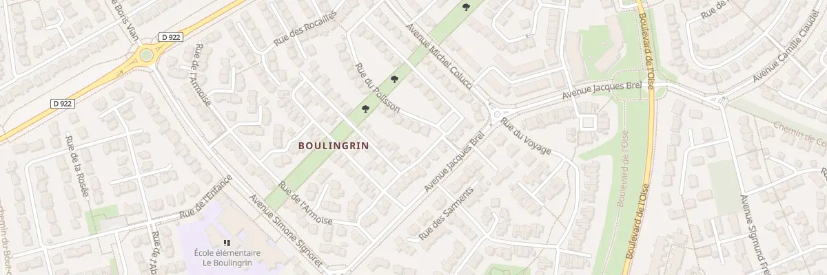 Plan du 4 Rue du Polisson à Vauréal