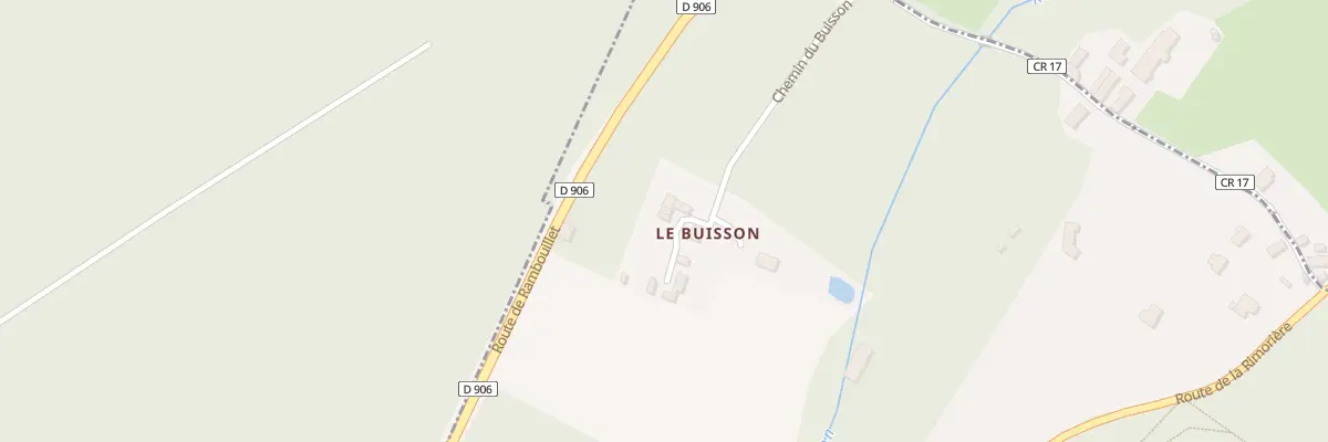 Plan du 6 Che du Buisson à Choisel