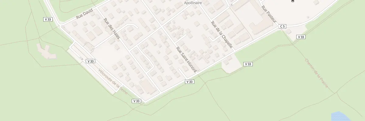 Plan du 880 Rue Saint-honoré à Carrières-sous-Poissy