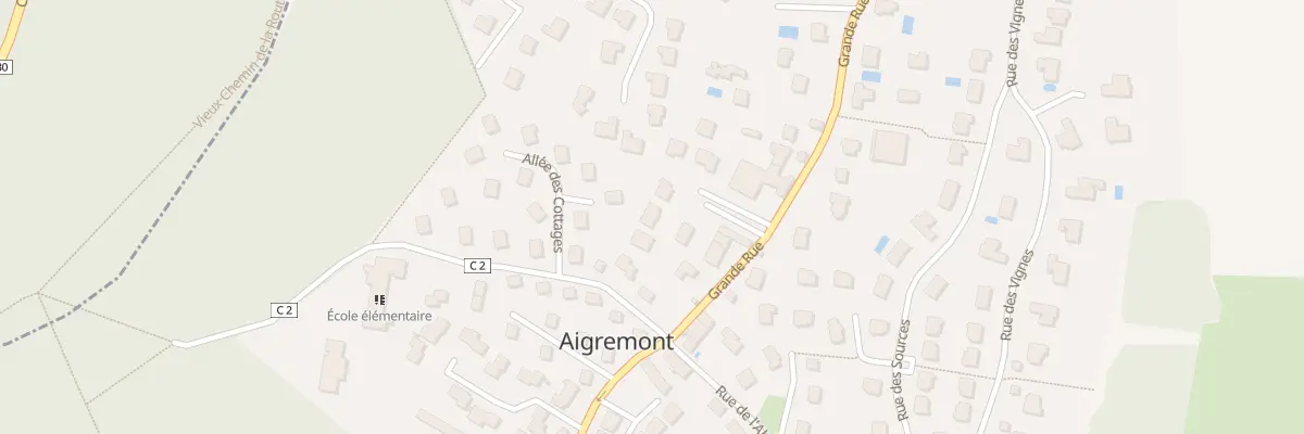 Plan du 28B Grande Rue à Aigremont
