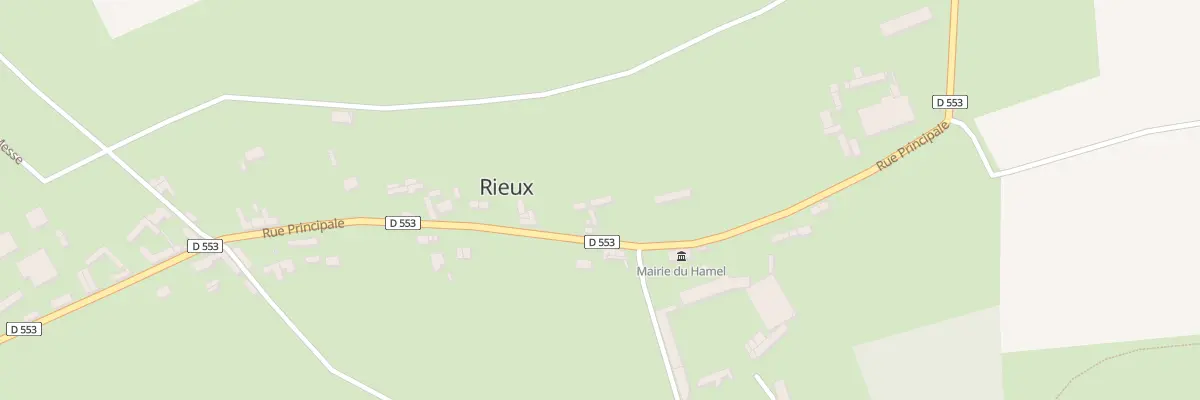 Plan du 493 Rue Principale (rieux) au Hamel