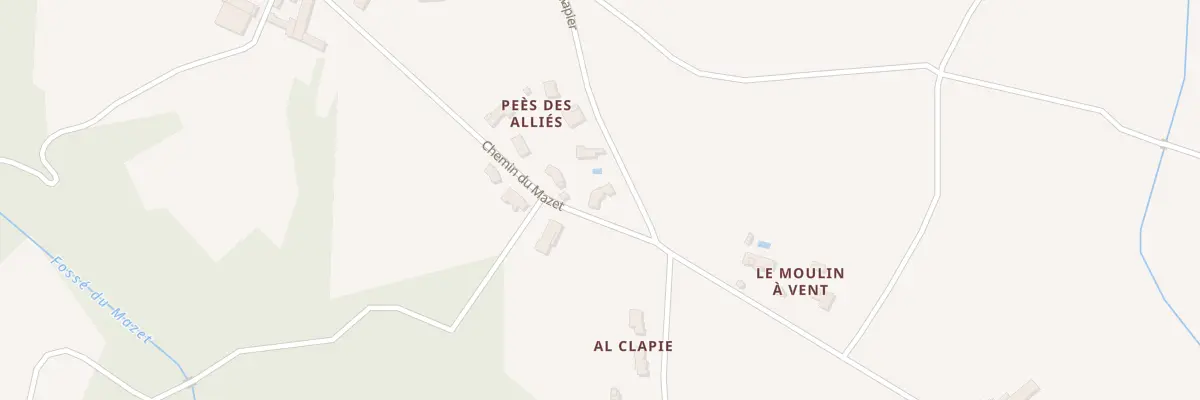 Plan du 59 Che d’Al Clapier à Villeneuve-sur-Vère