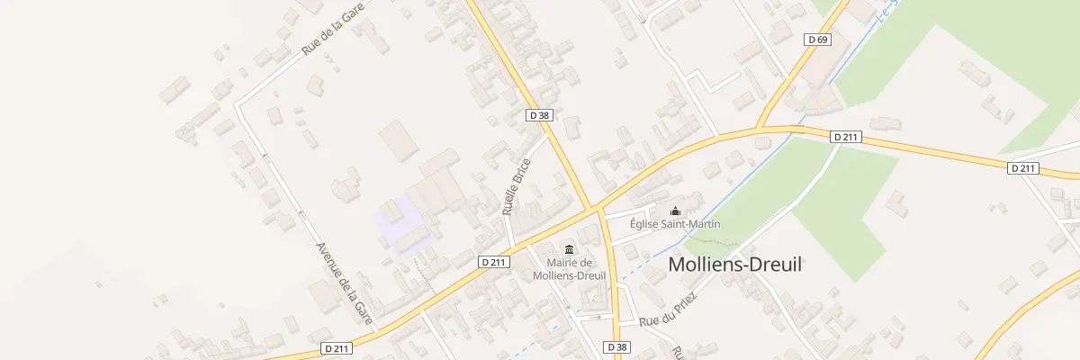 Plan du 5090 Rue du Général Leclerc à Molliens-Dreuil