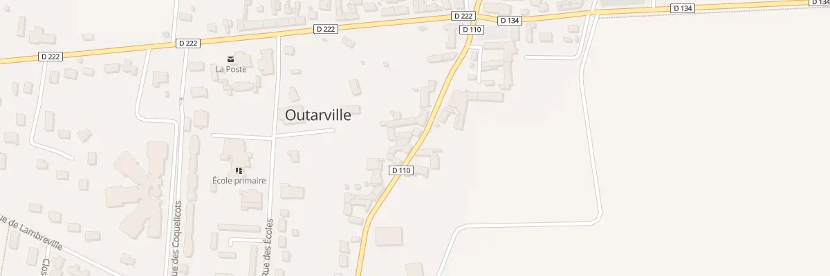 Plan du 12 Rue du Colombier à Outarville