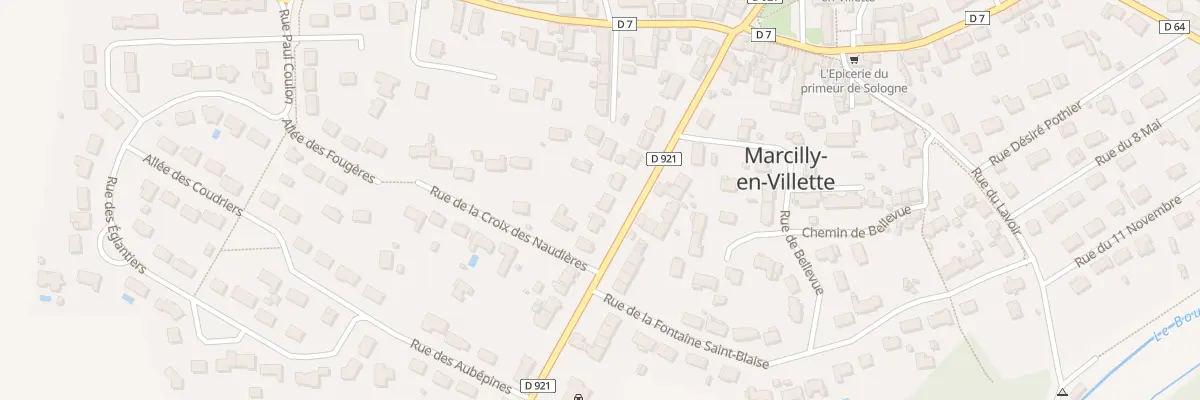 Plan du 176 Rue de Sologne à Marcilly-en-Villette