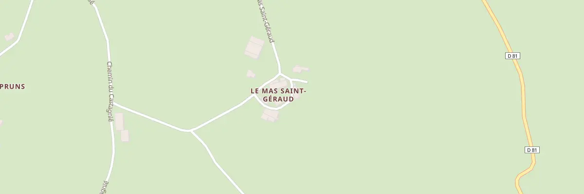 Plan du 6 Che du Mas Saint-Géraud à Camps-Saint-Mathurin-Léobazel