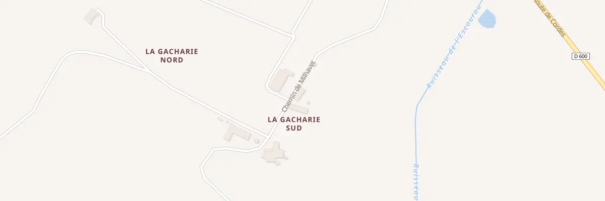 Plan du 158 Che de Milhavet à Villeneuve-sur-Vère