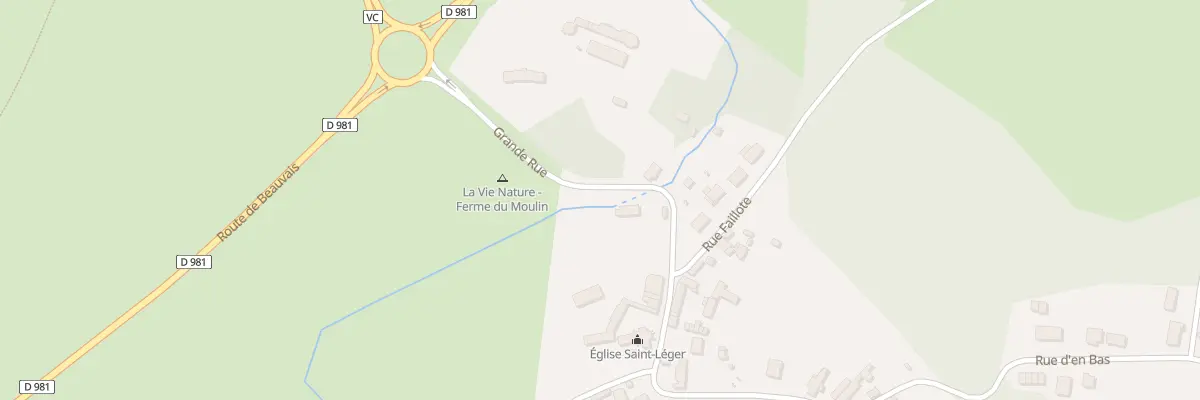 Plan du 52 Le Village à Saint-Léger-en-Bray