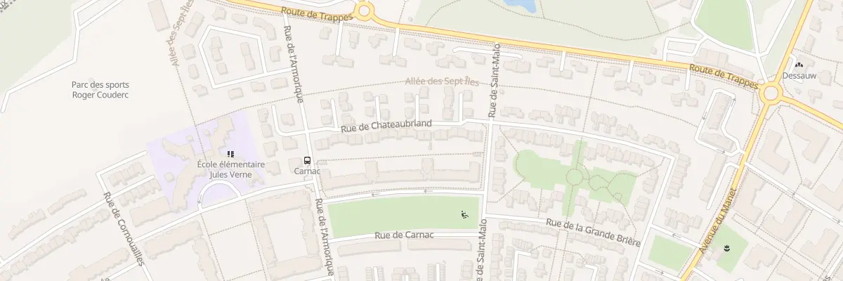 Plan du 75 Rue de Châteaubriand à Montigny-le-Bretonneux