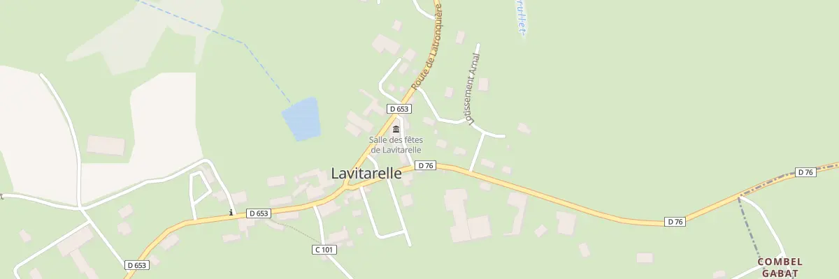 Plan du 3 Lavitarelle à Montet-et-Bouxal