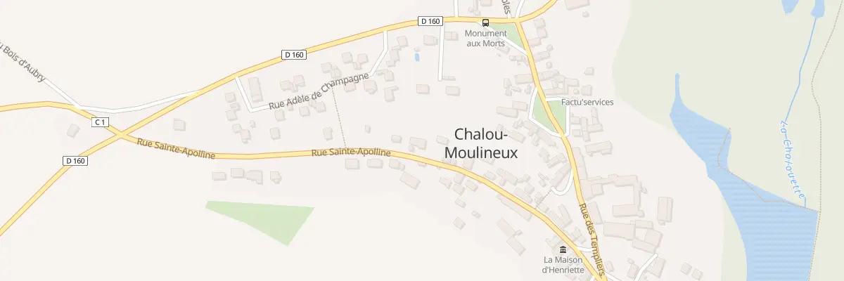 Plan du 7 Rue Sainte Apolline à Chalou-Moulineux