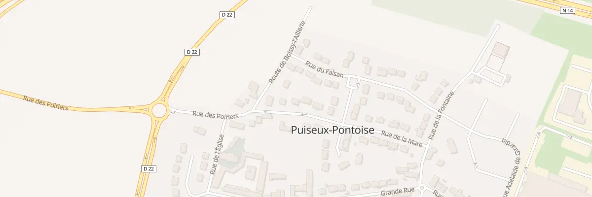 Plan du 32 Rue de la Mare à Puiseux-Pontoise
