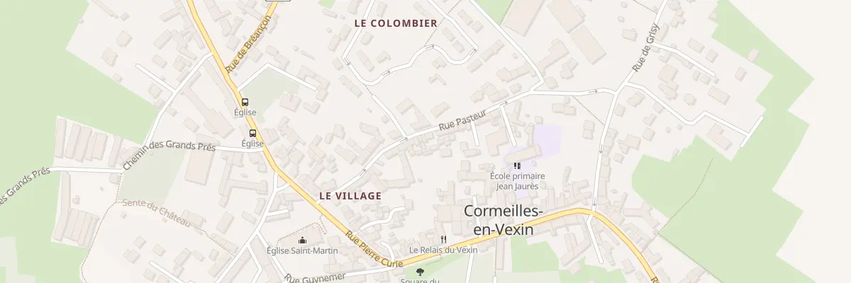 Plan du 22 Rue Pasteur à Cormeilles-en-Vexin