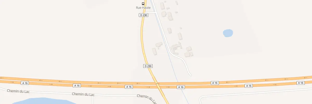 Plan du 8 Imp de la Rue Haute à Offekerque