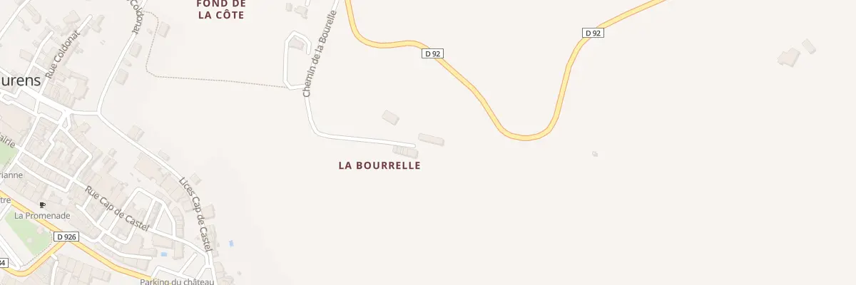 Plan du 307 Che de la Bourrelle à Puylaurens