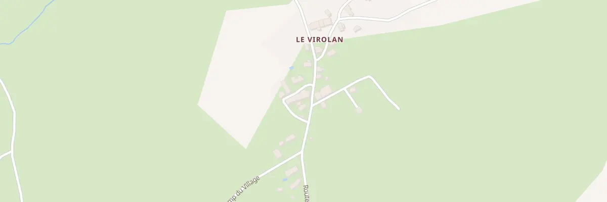 Plan du 28 Rte de Virolan à Briantes