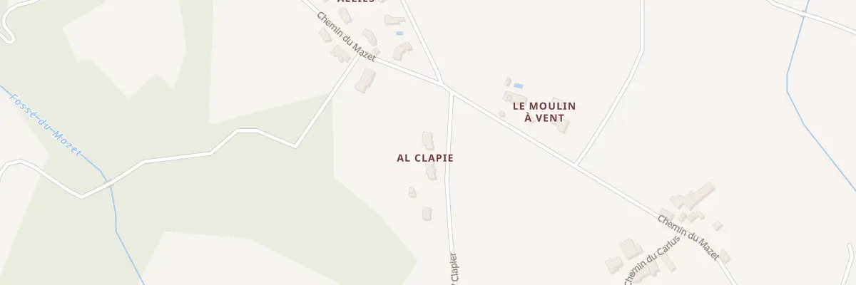 Plan du 5177 Al Clapie à Villeneuve-sur-Vère
