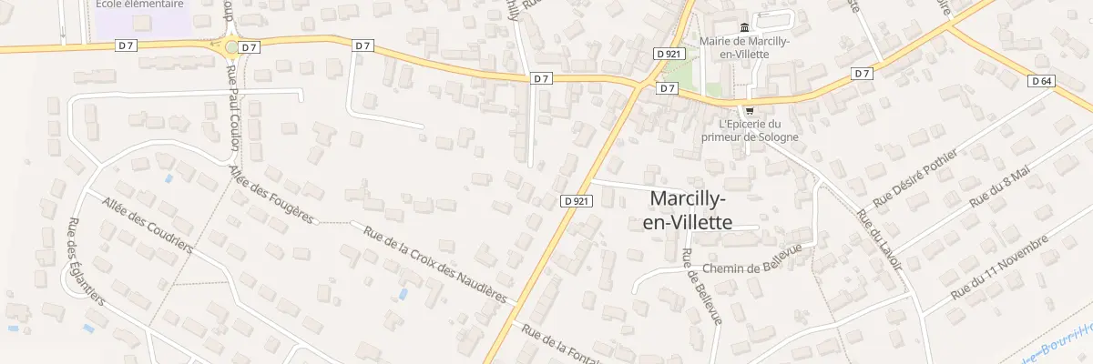 Plan du 110 Rue de Sologne à Marcilly-en-Villette