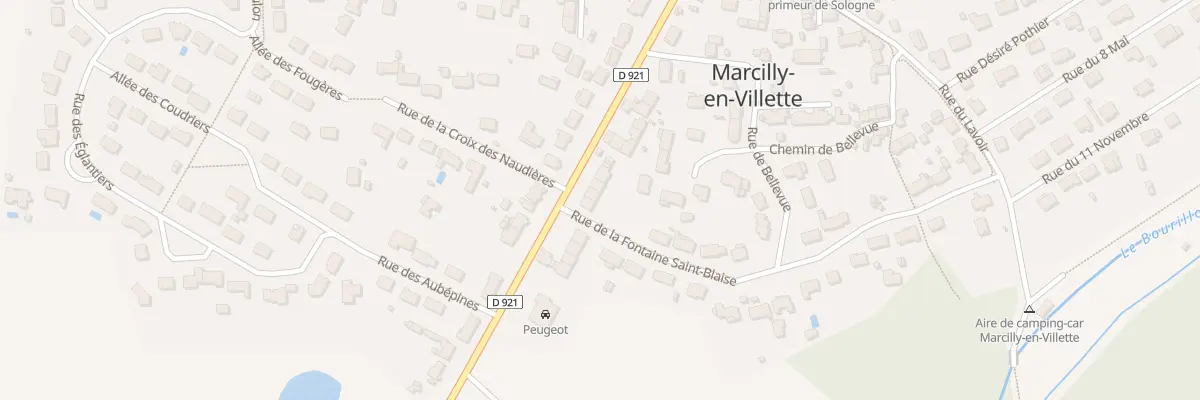 Plan du 215 Rue de Sologne à Marcilly-en-Villette