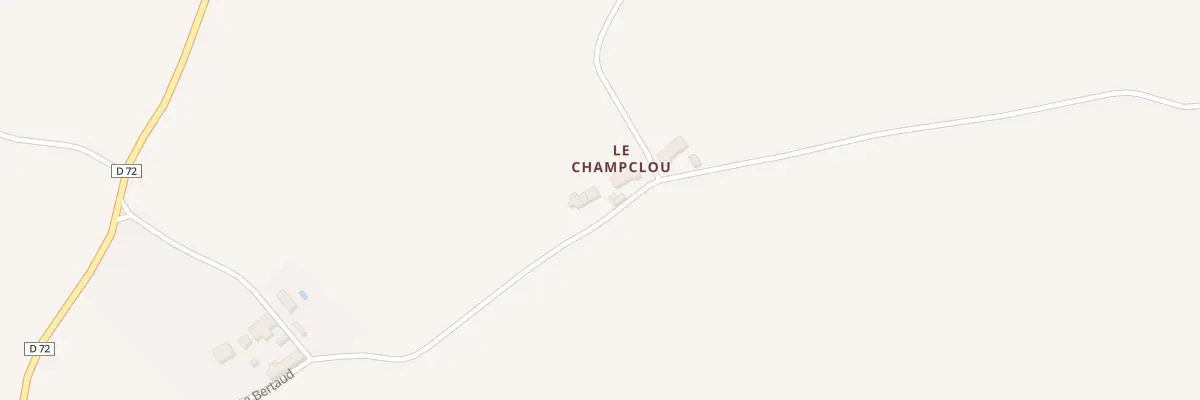 Plan du 1 Le Champ de la Croix à Lourouer-Saint-Laurent