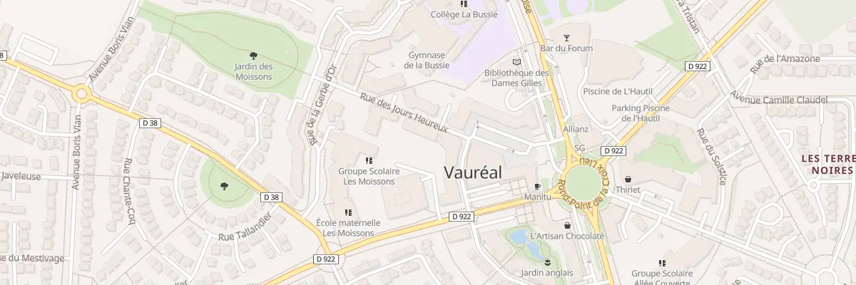 Plan du 2 Rue Vagabonde à Vauréal