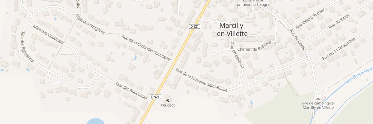 Plan du 207 Rue de Sologne à Marcilly-en-Villette