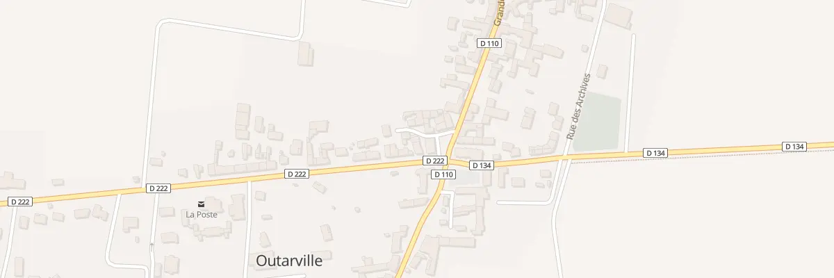 Plan du 3B Pl de l’Eglise d’Outarville à Outarville