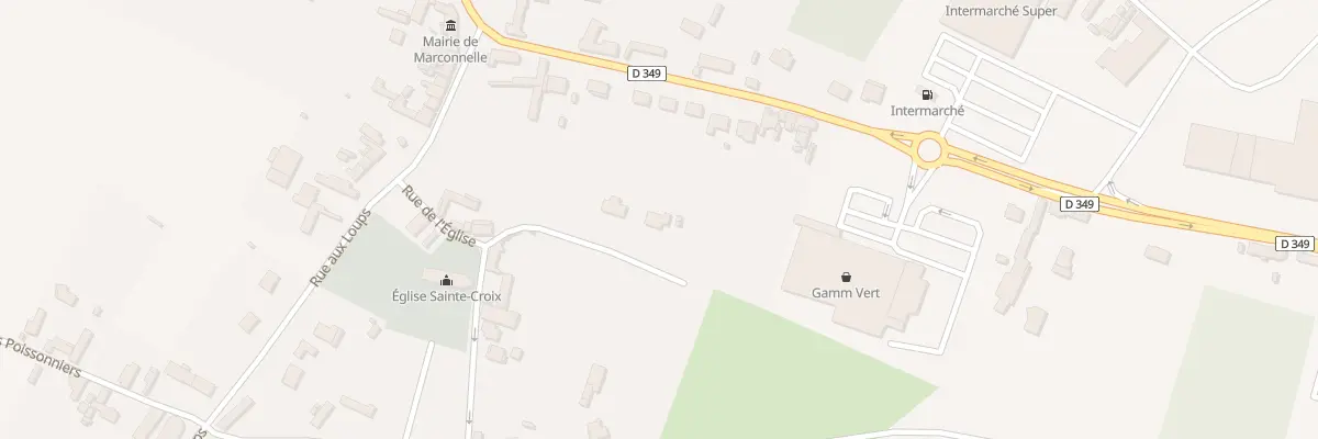 Plan du 60 Rue de l’Eglise à Marconnelle