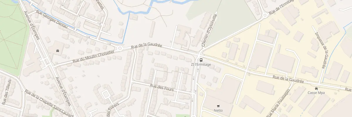 Plan du 10 Rue de la Gaudrée à Dourdan