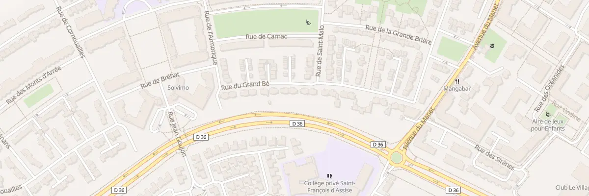 Plan du 31 Rue du Grand Bé à Montigny-le-Bretonneux