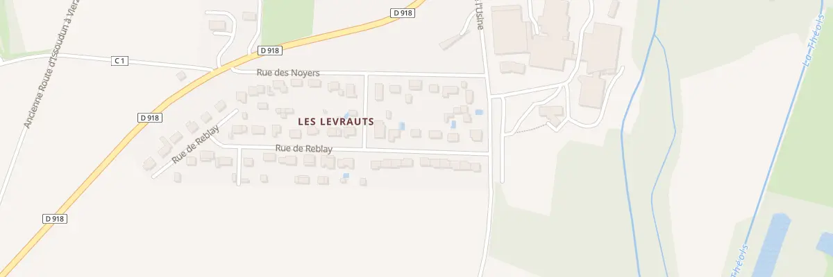 Plan du 8 Rue de Reblay à Sainte-Lizaigne
