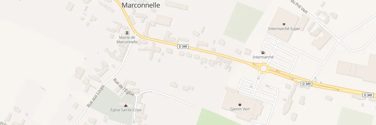 Plan du 669 Rte Nationale à Marconnelle