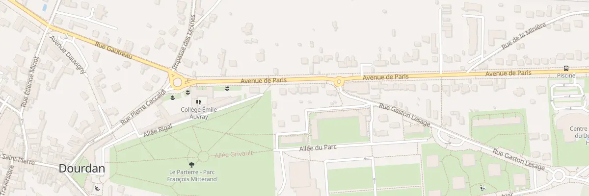 Plan du 18 Av de Paris à Dourdan