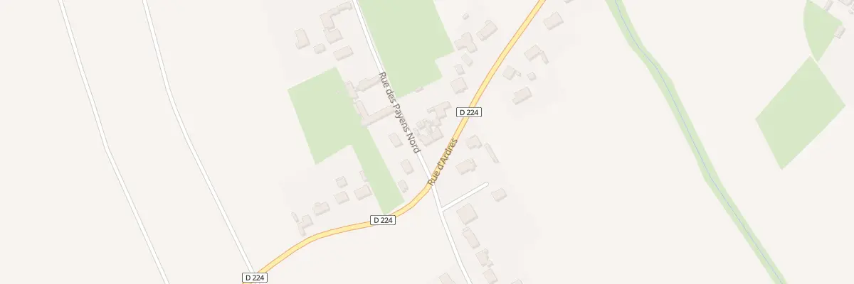 Plan du 40 Rue d’Ardres à Nortkerque