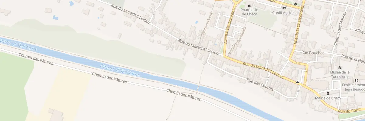 Plan du 69 Rue du Maréchal Leclerc à Chécy