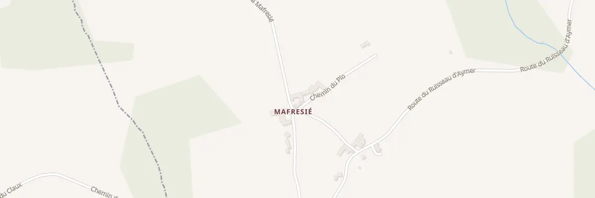 Plan du 1612 Rte de la Mafresié à Laparrouquial