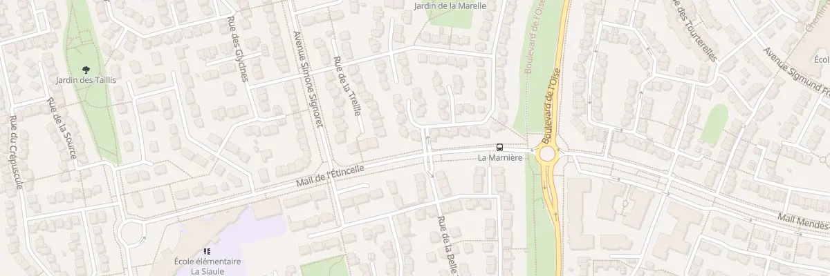 Plan du 1 Rue du Voyage à Vauréal
