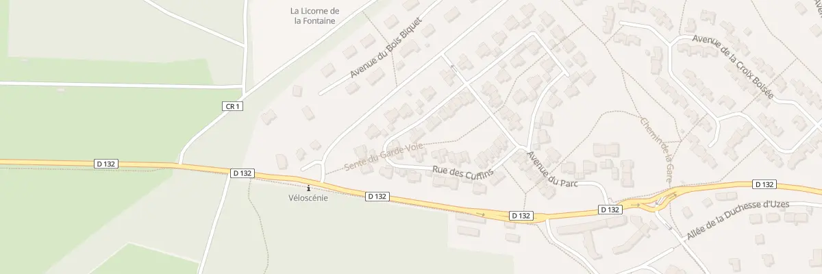 Plan du 32 Rue des Cuffins à Bonnelles